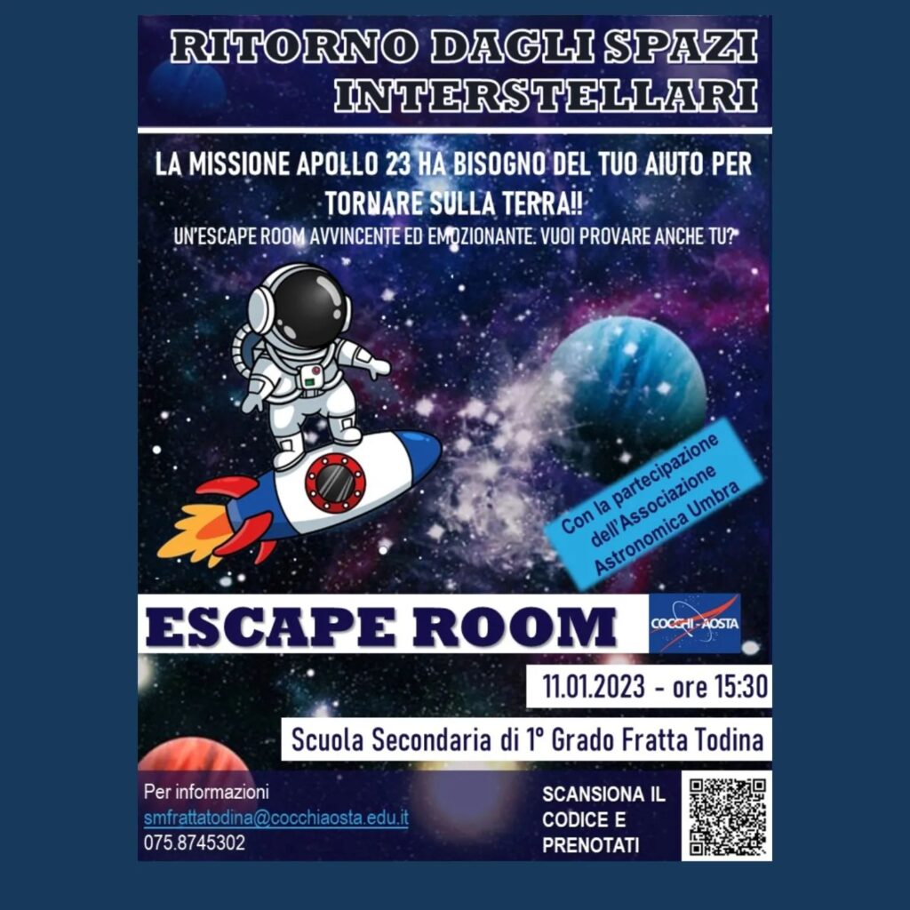 ESCAPE ROOM A TEMA ASTRONOMICO