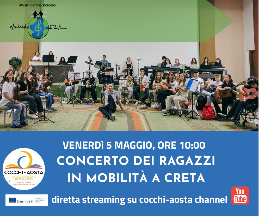 Concerto progetto ERASMUS+ “Music Beyond Borders”
